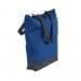 USA Made Poly Notebook Tote Bags, Royal Blue-Graphite, 1AAMX1UA0T