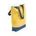 USA Made Poly Notebook Tote Bags, Gold-Royal Blue, 1AAMX1UA43