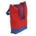 USA Made Canvas Portfolio Tote Bags, Red-Royal Blue, 1AAMX1UAE3