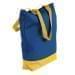 USA Made Canvas Portfolio Tote Bags, Royal Blue-Gold, 1AAMX1UAF5