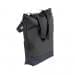 USA Made Poly Notebook Tote Bags, Black-Graphite, 1AAMX1UAOT
