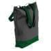 USA Made Poly Notebook Tote Bags, Black-Hunter Green, 1AAMX1UAOV
