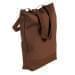 USA Made Poly Notebook Tote Bags, Brown-Brown, 1AAMX1UAPS