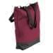 USA Made Poly Notebook Tote Bags, Burgundy-Black, 1AAMX1UAQR