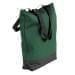 USA Made Poly Notebook Tote Bags, Hunter Green-Black, 1AAMX1UASR