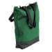 USA Made Poly Notebook Tote Bags, Kelly Green-Black, 1AAMX1UATR
