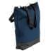 USA Made Poly Notebook Tote Bags, Navy-Black, 1AAMX1UAWR