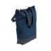 USA Made Poly Notebook Tote Bags, Navy-Graphite, 1AAMX1UAWT