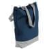 USA Made Poly Notebook Tote Bags, Navy-Grey, 1AAMX1UAWU