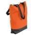 USA Made Poly Notebook Tote Bags, Orange-Black, 1AAMX1UAXR