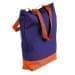 USA Made Poly Notebook Tote Bags, Purple-Orange, 1AAMX1UAY0