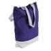 USA Made Poly Notebook Tote Bags, Purple-White, 1AAMX1UAY4