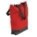USA Made Poly Notebook Tote Bags, Red-Black, 1AAMX1UAZR