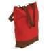 USA Made Poly Notebook Tote Bags, Red-Brown, 1AAMX1UAZS