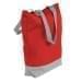 USA Made Poly Notebook Tote Bags, Red-Grey, 1AAMX1UAZU