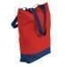 USA Made Poly Notebook Tote Bags, Red-Navy, 1AAMX1UAZZ