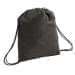 USA Made 200 D Nylon Drawstring Backpacks, Black-Graphite, 2001744-TOT