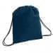 USA Made 200 D Nylon Drawstring Backpacks, Navy-Graphite, 2001744-TWT