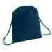 USA Made 200 D Nylon Drawstring Backpacks, Navy-Kelly, 2001744-TWW