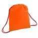 USA Made 200 D Nylon Drawstring Backpacks, Orange-Red, 2001744-TX2