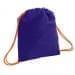 USA Made 200 D Nylon Drawstring Backpacks, Purple-Orange, 2001744-TY0