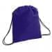 USA Made 200 D Nylon Drawstring Backpacks, Purple-Graphite, 2001744-TYT