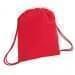USA Made 200 D Nylon Drawstring Backpacks, Red-Red, 2001744-TZ2