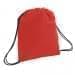 USA Made 200 D Nylon Drawstring Backpacks, Red-Graphite, 2001744-TZT