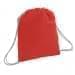USA Made 200 D Nylon Drawstring Backpacks, Red-Gray, 2001744-TZU