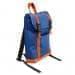 USA Made Poly Small T Bottom Backpacks, Royal-Orange, 2001921-A00