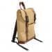 USA Made Poly Small T Bottom Backpacks, Khaki-Brown, 2001921-A2S