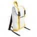 USA Made Poly Small T Bottom Backpacks, White-Gold, 2001921-A35