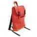 USA Made Canvas Small T Bottom Backpacks, Red-Orange, 2001921-AE0