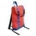 USA Made Canvas Small T Bottom Backpacks, Red-Royal, 2001921-AE3