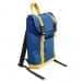USA Made Canvas Small T Bottom Backpacks, Royal-Gold, 2001921-AF5