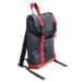 USA Made Canvas Small T Bottom Backpacks, Black-Red, 2001921-AH2