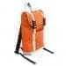 USA Made Poly Small T Bottom Backpacks, Orange-White, 2001921-AX4