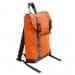 USA Made Poly Small T Bottom Backpacks, Orange-Black, 2001921-AXR