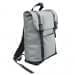 USA Made Poly Large T Bottom Backpacks, Gray-Graphite, 2001922-A1T