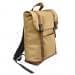USA Made Poly Large T Bottom Backpacks, Khaki-Brown, 2001922-A2S