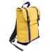 USA Made Poly Large T Bottom Backpacks, Gold-Purple, 2001922-A41
