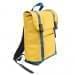 USA Made Poly Large T Bottom Backpacks, Gold-Navy, 2001922-A4Z