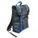 USA Made Poly Large T Bottom Backpacks, Black-Royal, 2001922-AO3