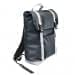 USA Made Poly Large T Bottom Backpacks, Black-White, 2001922-AO4
