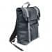 USA Made Poly Large T Bottom Backpacks, Black-Gray, 2001922-AOU
