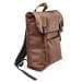 USA Made Poly Large T Bottom Backpacks, Brown-Brown, 2001922-APS