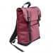 USA Made Poly Large T Bottom Backpacks, Burgundy-Graphite, 2001922-AQT