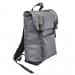 USA Made Poly Large T Bottom Backpacks, Graphite-Black, 2001922-ARR