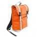 USA Made Poly Large T Bottom Backpacks, Orange-White, 2001922-AX4