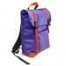 USA Made Poly Large T Bottom Backpacks, Purple-Orange, 2001922-AY0